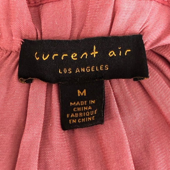 Anthropologie Current Air pink rose, Cape May, Waist mid dress - Picture 7 of 13